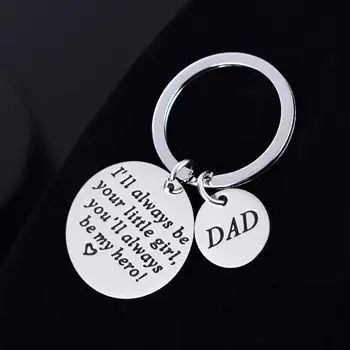

Practical Home For Dad Mom Family Keychain Gift Christmas Stainless Steel Birthday Outdoor Sports Key Rings Father Day