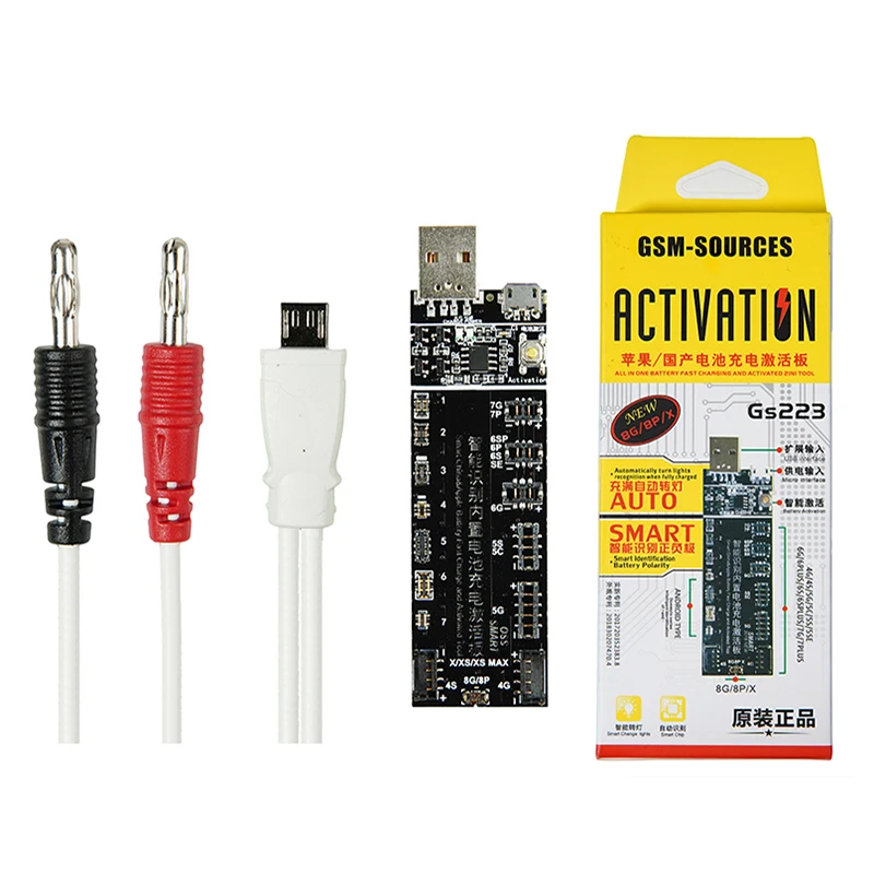 Плата для активации батареи телефона зарядный usb кабель iPhone X 4S 8 зарядки