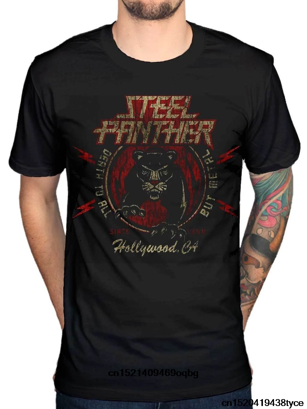 Последняя стальная пантера Death To All But Metal T Shirt Glam Band инди-рок дизайнерские топы на