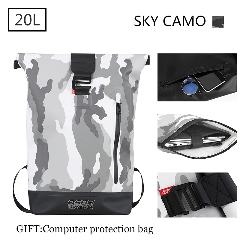 RIÑONERA IMPERMEABLE DRY BAG W10 FP GRIS-NEONiMoto AccesoriosAccesorio moto