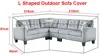 Best Garden L Shape Furniture Cover All Purpose Covers Garden Furniture Set 4