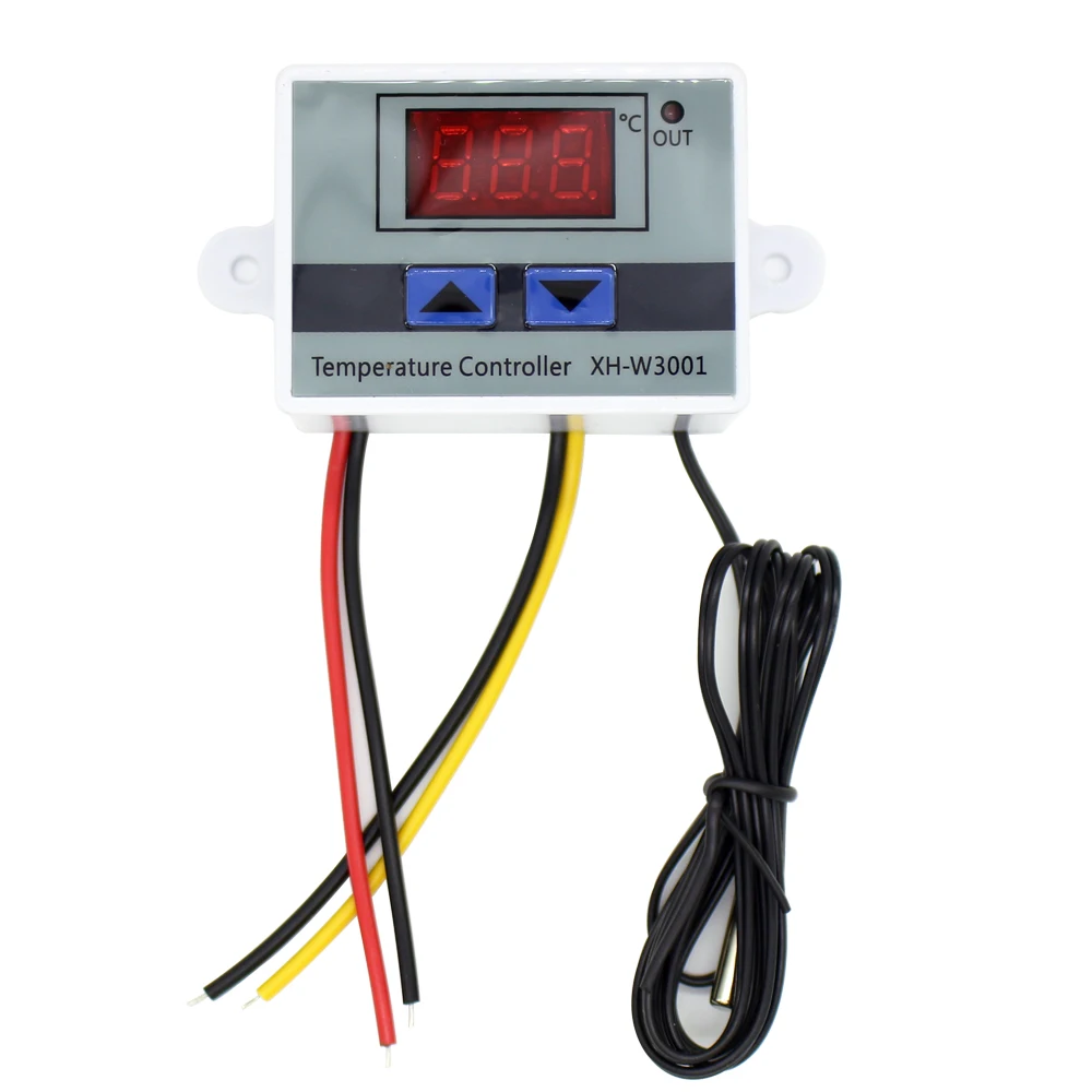 AZDelivery XH-W3001 DC 12V 120W Digital LED Temperature Control Module, Mini Thermostatic Switch Waterproof Sensor Probe And Including E-Book - View #2