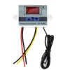 Controlador de temperatura Digital LED 10A 12V 24V 220VAC, XH-W3001 para incubadora, interruptor de calefacción de refrigeración, termostato, Sensor NTC ► Foto 2/6