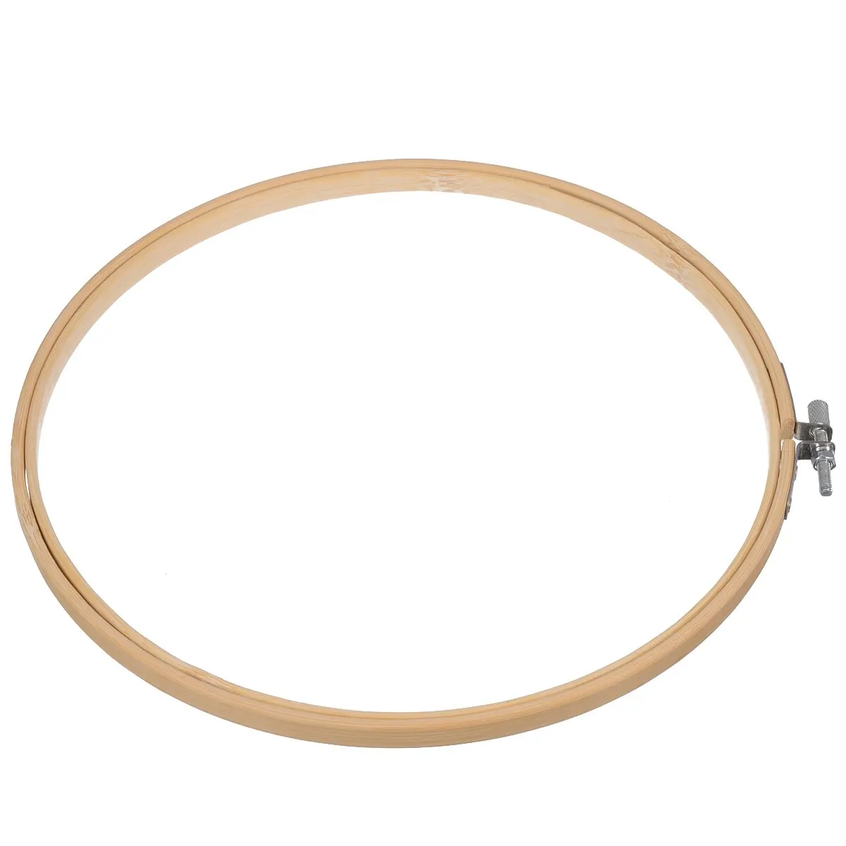 5pcs Sewing Tool Round Bamboo Embroidery Hoops Frame Set Bamboo Embroidery Hoop Rings for DIY Cross Stitch Needle Craft Tool