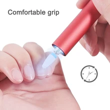 Лучшая машинка для полировки ногтей, электрическая USB перезаряжаемая ручка, стильная дрель для ногтей, светодиодный светильник QQ99