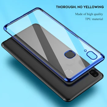 

Electroplated Silicon Clear Case For Samsung Galaxy A10 A20 A20e A30 A40 A50 A70 Ultra-thin Soft TPU Protective Cover Coque A30S