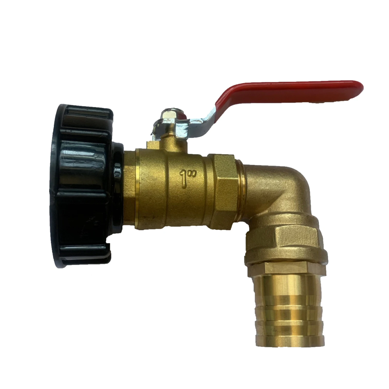 IBC Water Tank Outlet Fitting/ Connector/ Adapter Brass with Range of Tap Valve 