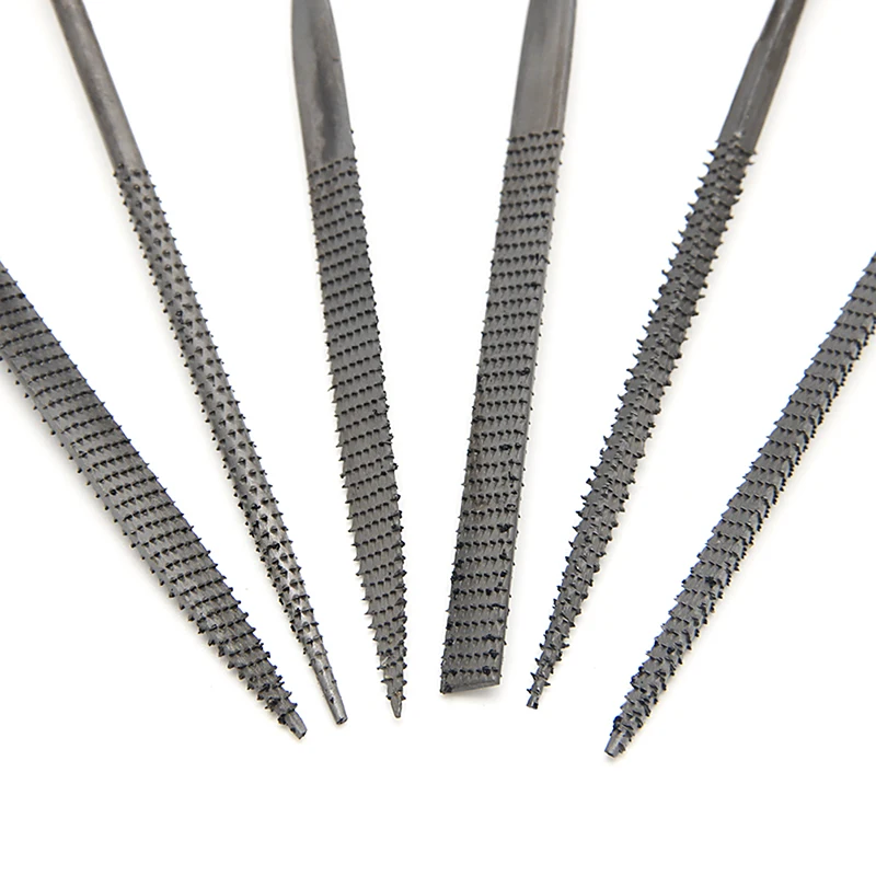 

6Pcs 140mm Mini Metal Filing Rasp Needle File Wood Tools Hand Woodworking Files Tool