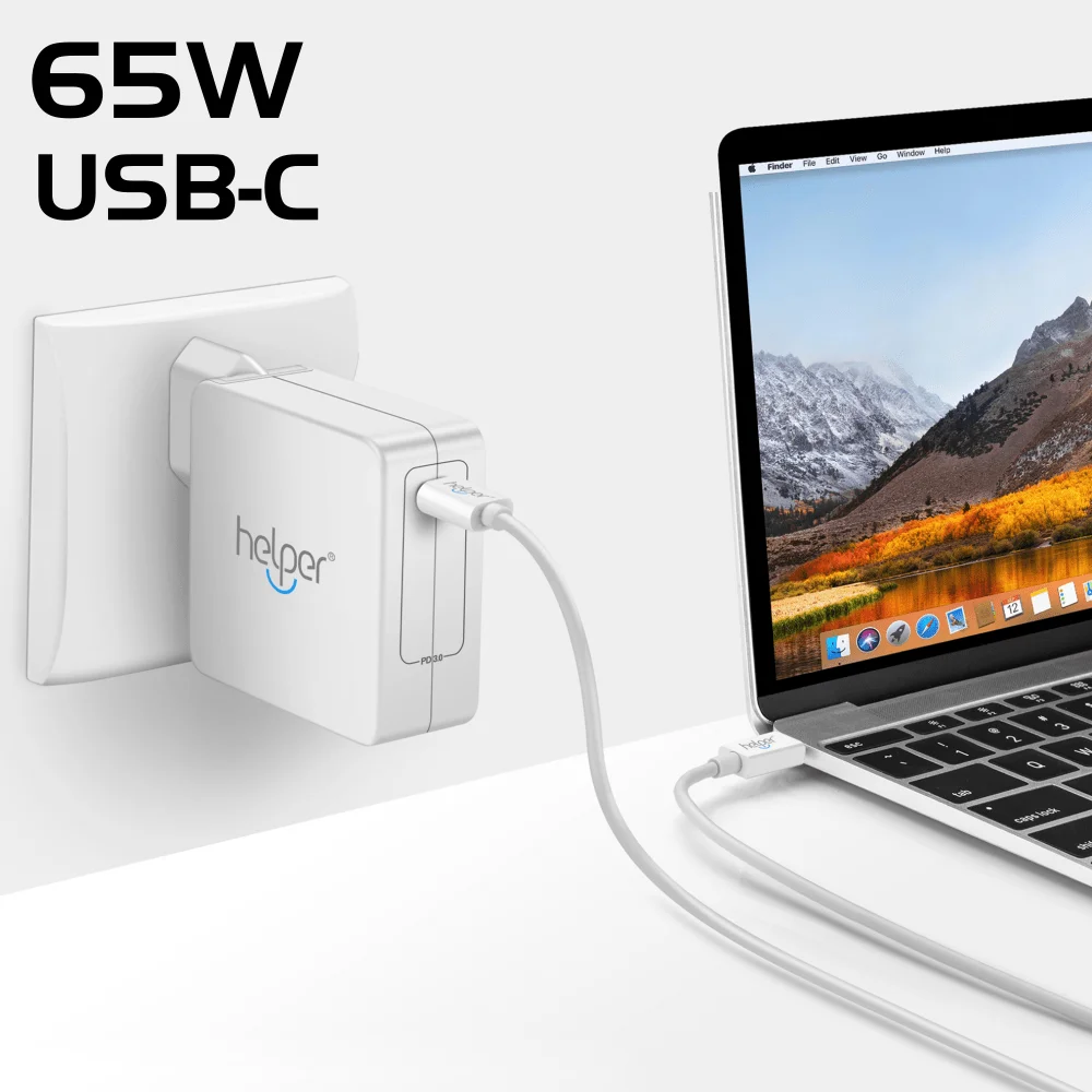 65 Вт USB Type C PD3.0 адаптер зарядное устройство для MacBook 12 ''Macbook Pro 13'' 15 'ཌ''