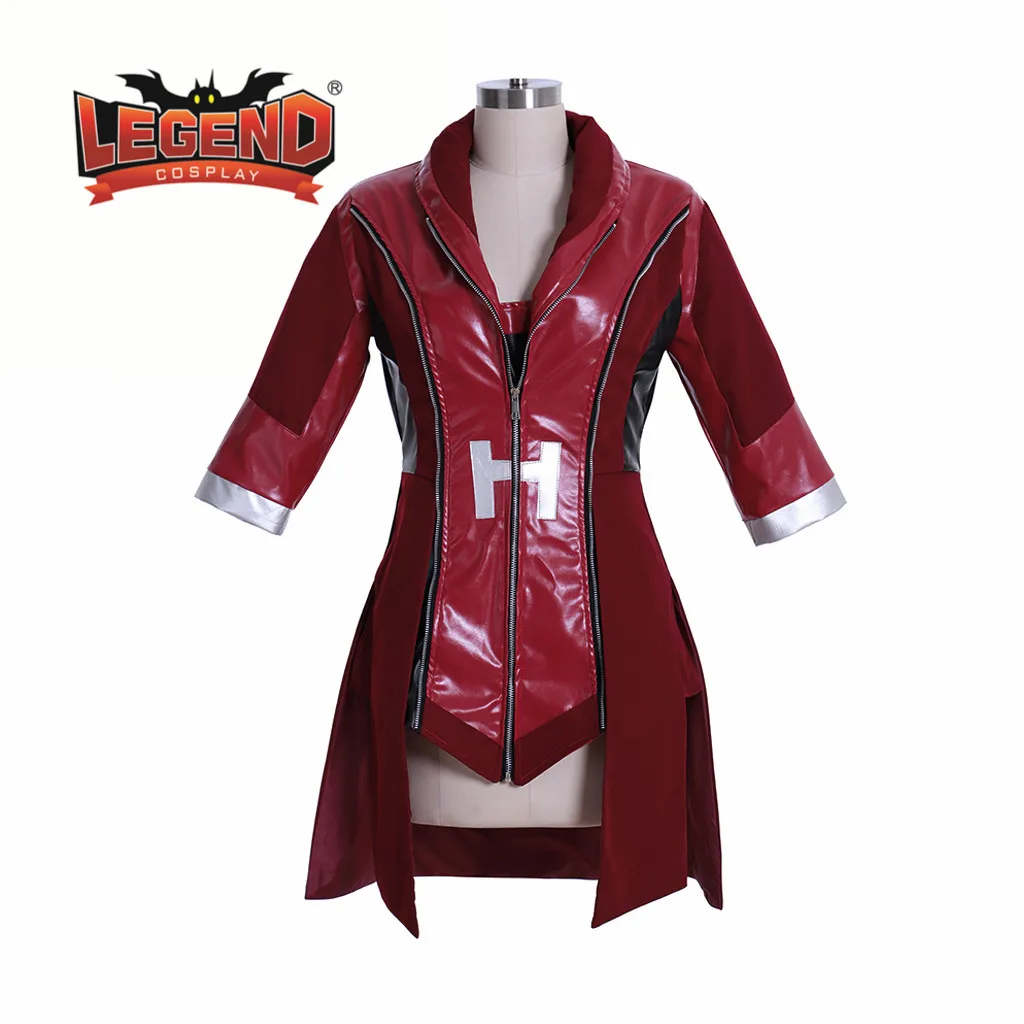 

Witch Wanda cosplay costume Wanda Maximoff red jacket custom made