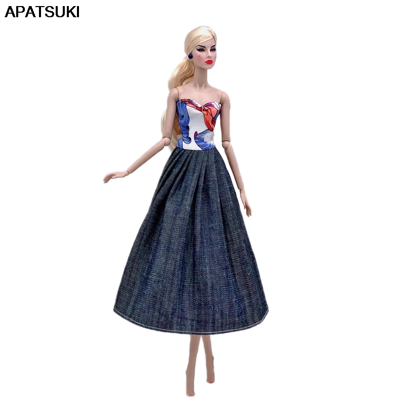 barbie denim dress