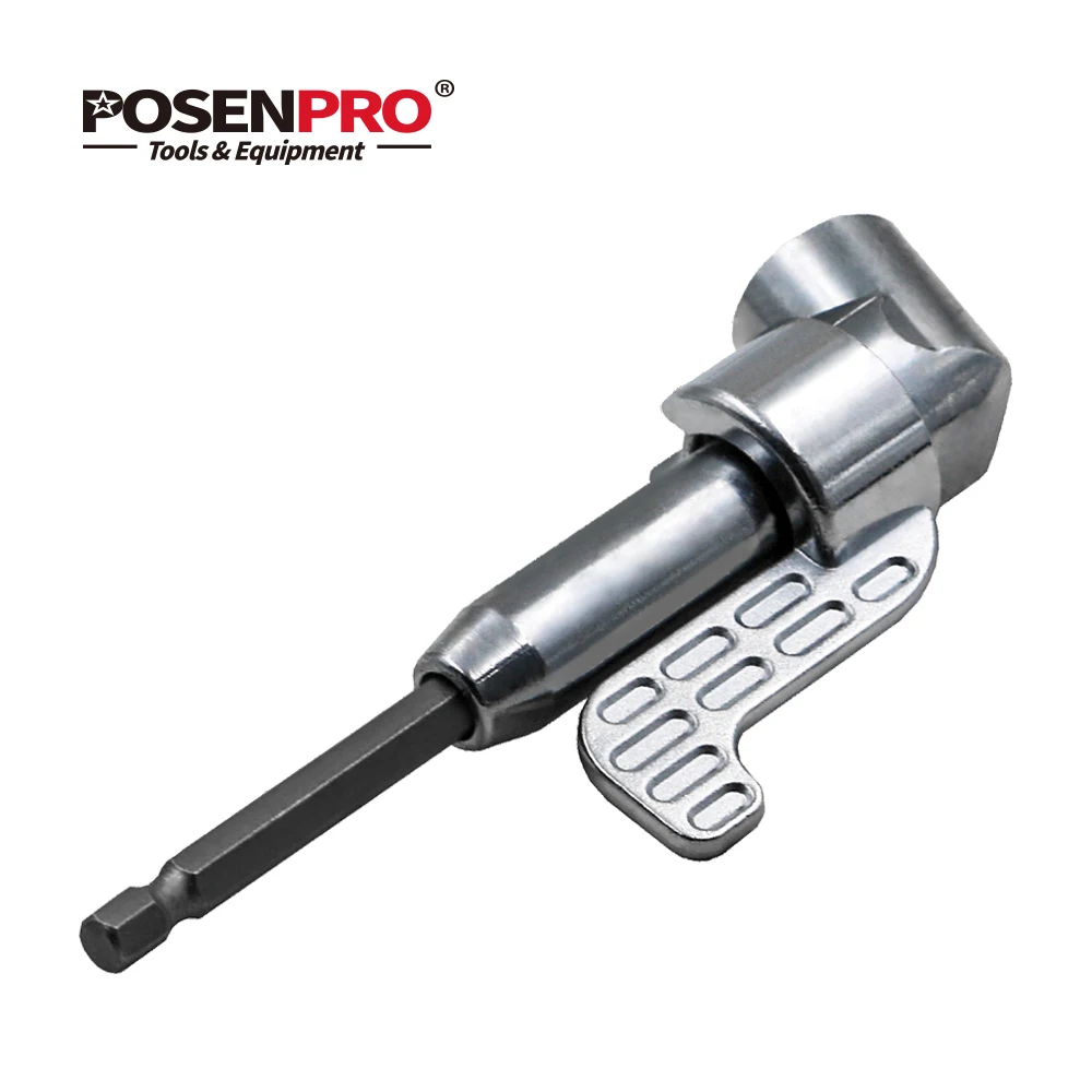 POSENPRO 1/4 &quotдюймовый Магнитный угол отвертки адаптер отвертка Регулируемый фланец