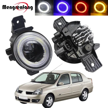 

2in1 Car LED Fog Light Assembly Angel Eye DRL Daytime Running Lamp 30W 8000LM 12V For Renault Symbol (LB0/1/2_) Saloon 1998-2010