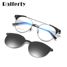 Ralferty, магнитные солнцезащитные очки, ультра-светильник, поляризационные, на застежке, солнцезащитные очки для женщин, магнитные очки, оправа для очков, без оправы, Z933