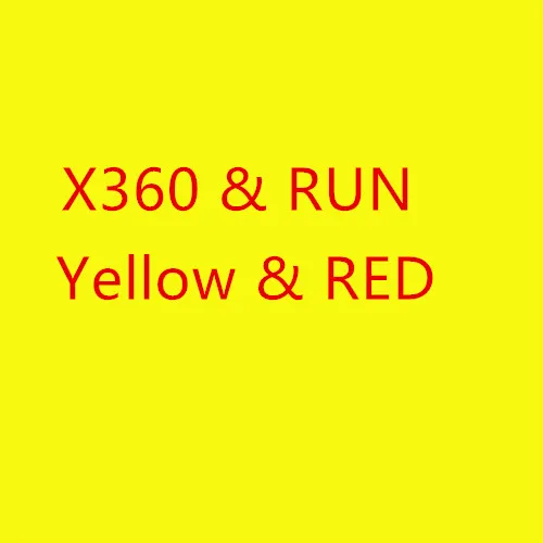 Для xbox360 x360 xbox 360 RUN желтый v1.0 красный 1,1