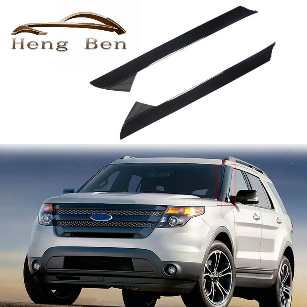 Windshield Outer Trim Pillar Molding Right &Left Side for 2011-19 Ford Explorer car accessories
