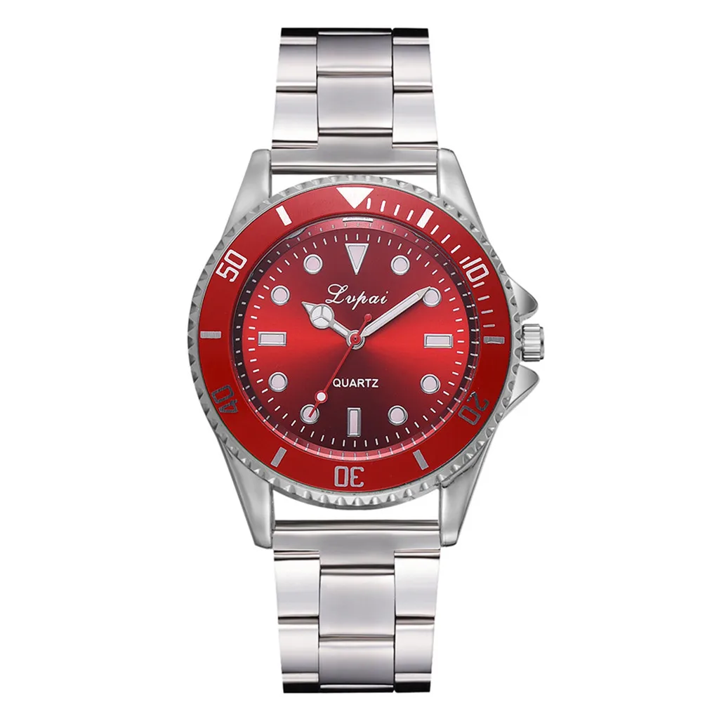 

Business Women Watches Red Dial Ladies Quartz Wristwatch Simple Alloy Strap Clock Minimalism Top Brand Lvpai Relogio Feminino533