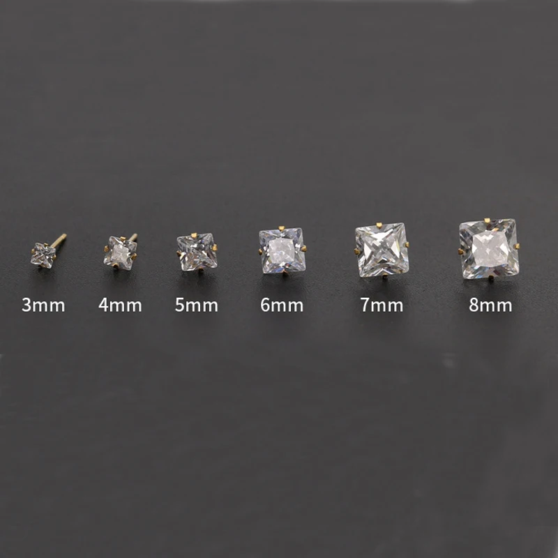 Size From 3mm To 8mm 316 L Stainless Steel With Square Clean