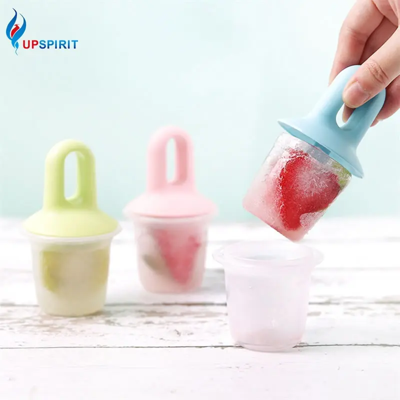 Upspirit пластиковые DIY Формочки Для Мороженного «фруктовый лед» палочки домашние для леденца изготовление пресс-форм йогурт фруктовый сок замораживатель ванны инструменты для мороженого