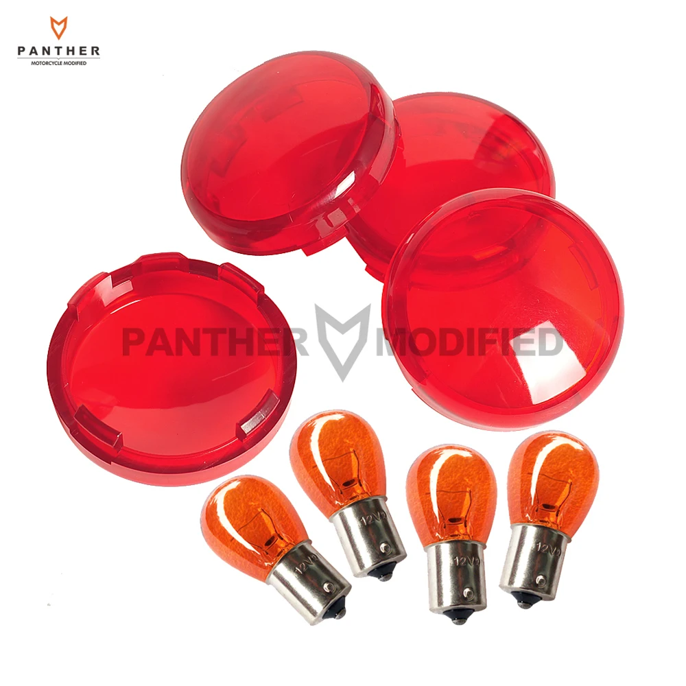 %E3%80%90Orange%E3%80%91%204%20Red%20Motorcycle%20Signal%20Lights%20Indicator%20Lens%20Case%20for%20Harley%20Electra%20Road%20Glide%20King%20Boy%20-%20Image%206