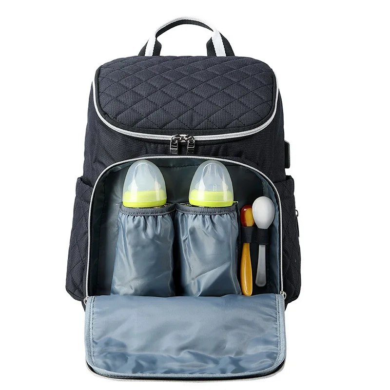 

Casual Multi-functional Large-Volume Mom Maternity Package Hanging Stroller Backpack Oxford Cloth Diaper Bag Shoulder MOTHER'S B