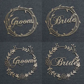 

Wood Chair Banner Chairs Sign DIY Wedding Decoration for Engagement Wedding Party Supplies Bride Groom Mr&Mrs Better Together