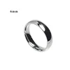 Inside and Outside Curved Smooth Ring Fashion Jewelry Stainless Steel Men's Ring, Couple Rings for Men Women 4mm6mm8mm12mm Wide ► Photo 3/4
