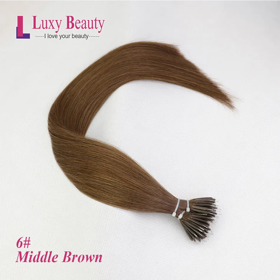 #6 Lucybeauty 1"-22" 1 г/шт. 8 цветов нано-наращивание волос искусственные волосы одинаковой направленности микро кольцо нано бусина волосы микро-звено наращивание волос - Цвет: #6