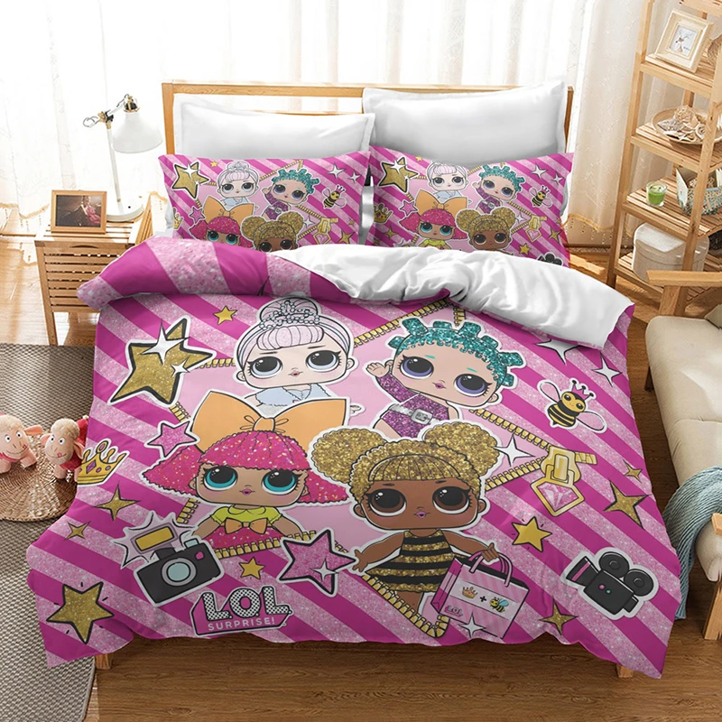 Lol Surprise Dolls Bedding Set Home Textiles 100polyester Luxury Three