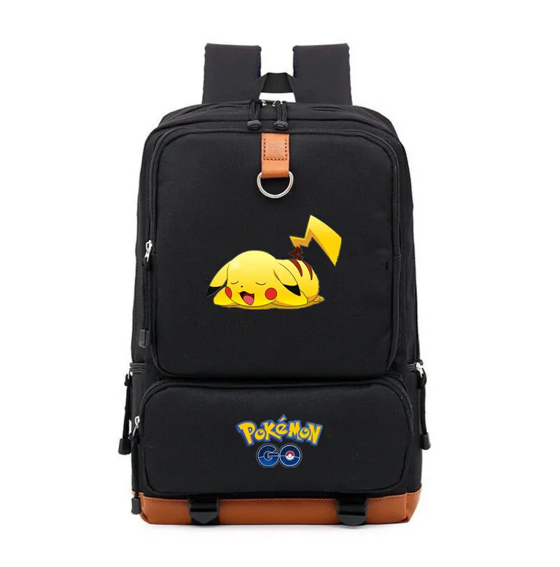 Карманный Монстр Пикачу mochila Печать Рюкзак для подростков Mimikyu Gengar школьная сумка на плечо Рабочая дорожная сумка для ноутбука рюкзак