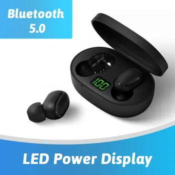 

Original Redmi Airdots True Wireless Earphone Battery LED Display With Xiaomi Wireless Sports 8D Stereo Headset For Xiaomi Redmi