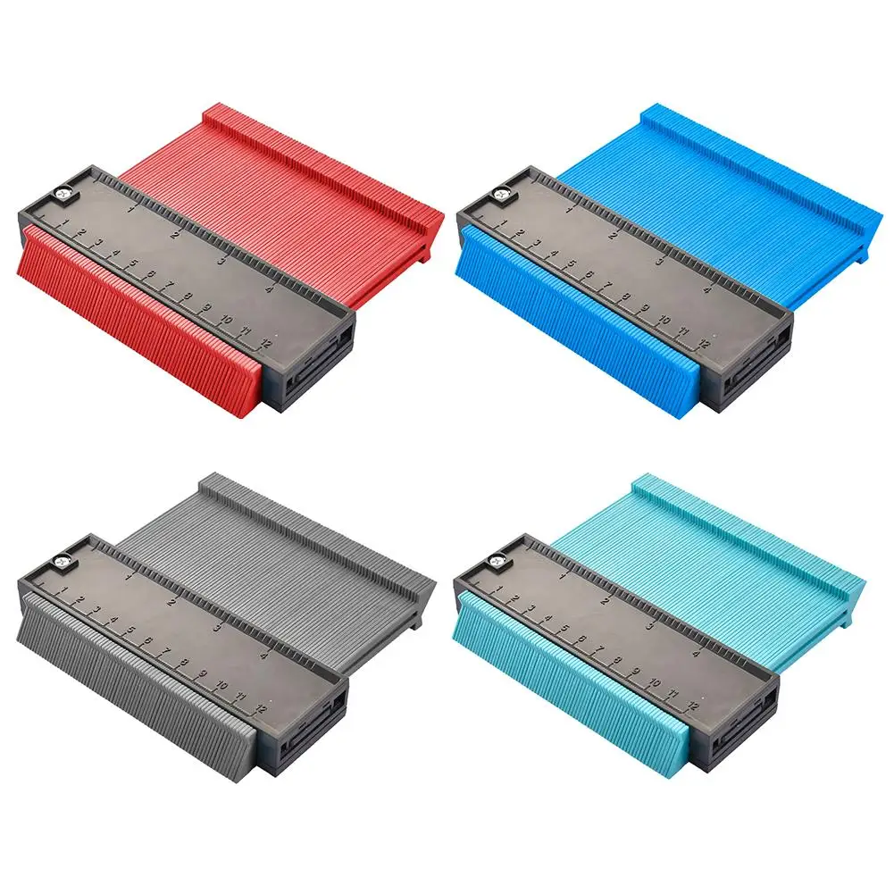 5 inch Plastic Gauge Contour Profile Copy Gauge Duplicator Standard Width Wood Marking Tool Tiling Laminate Tiles General