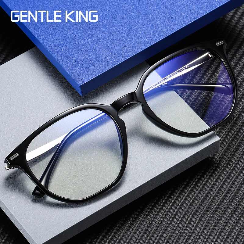 

GENTLE KING Anti Blue Light Optical Frame Men Women Vintage Anti Blue Ray Computer Eyeglasses Gaming Glasses for Women Glasses
