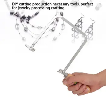 

Jewelry Saw Bow U-Shape Bow Frame Hacksaw Saw Cutting DIY Cutting Production Tool Accessory Jewelry Making Tool for Jeweler