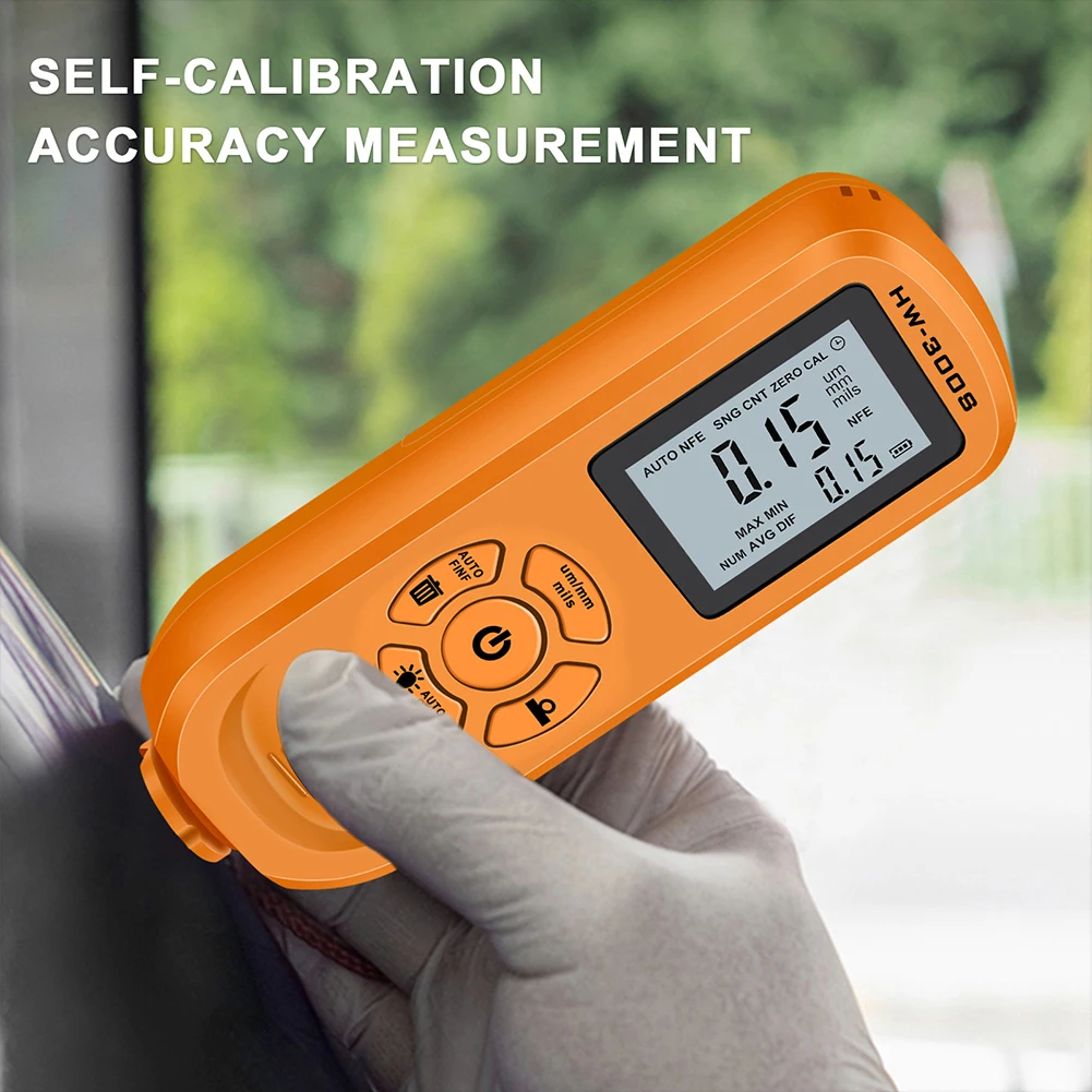 

R&D Car Paint Thickness Gauge Electroplate Metal Coating Thickness Gauge For 0-2000um FE/NFE Coating Thickness Gauge