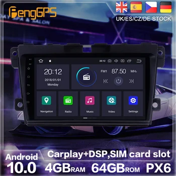 

Android 10 PX6 GPS Navigation For Mazda CX7 CX-7 ER 2008-2015 Auto Radio Stereo Car CD DVD Multimedia Auto Player HeadUnit 2 DIN