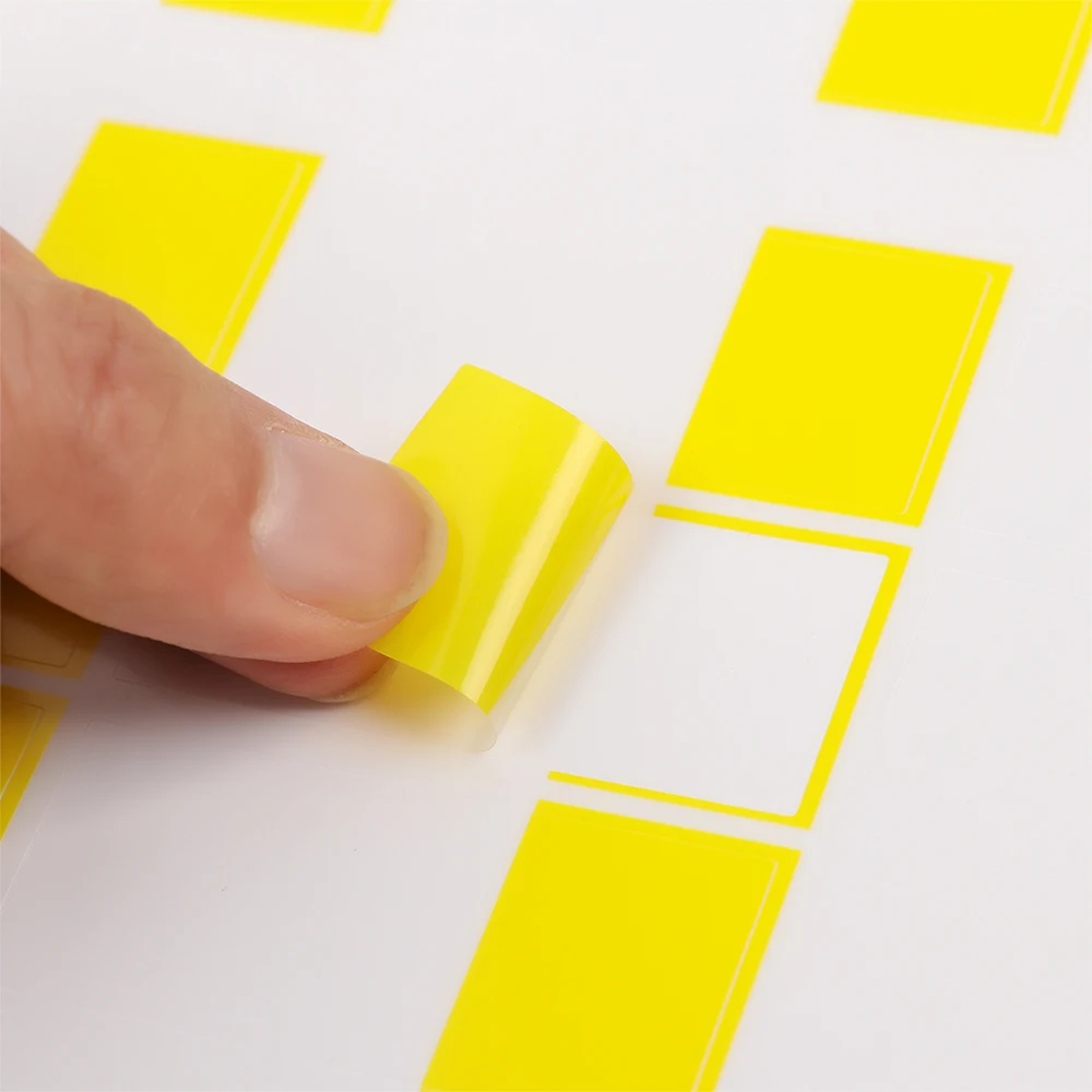 15 Feuilles A4 D'étiquettes Autocollantes Pour Vêtements - 80x50 Mm, Papier Soie Acétate, Effaçables