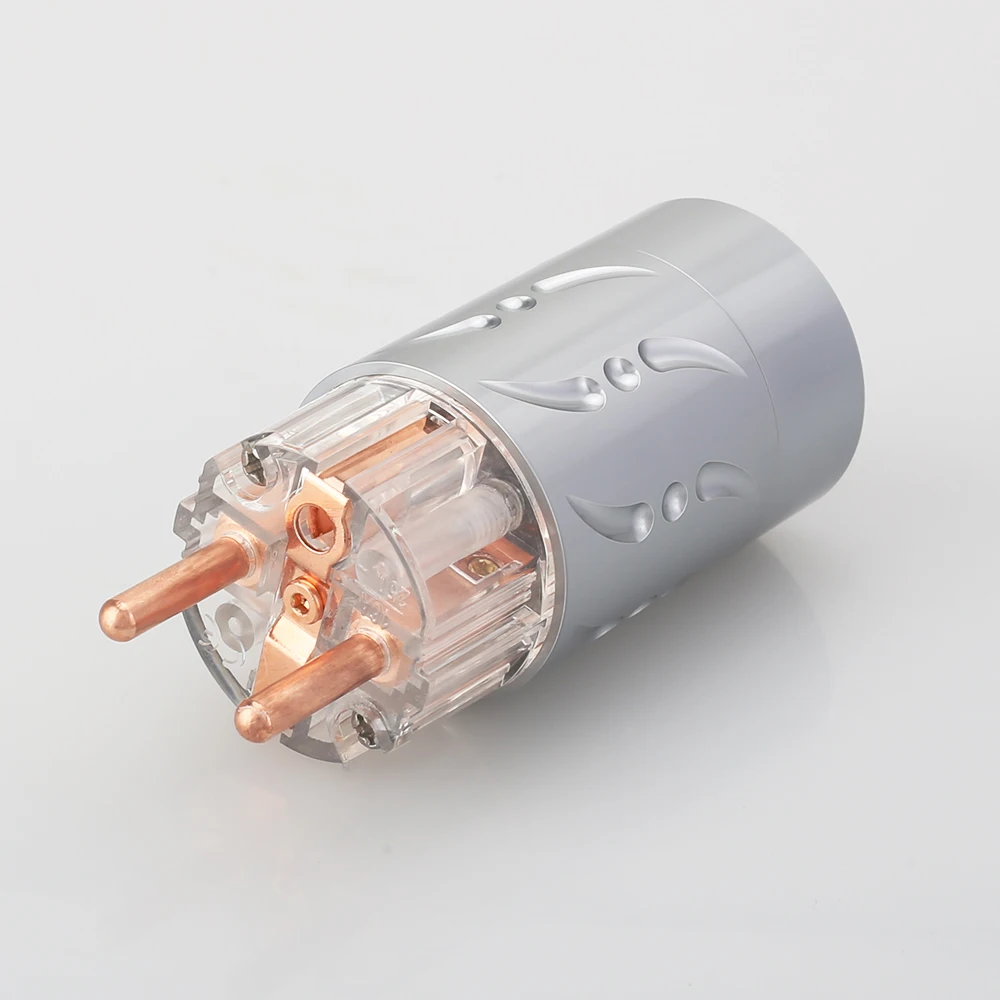 Виборг VE512 высокопрозрачный штекер из чистой меди Европейского типа питания Schuko