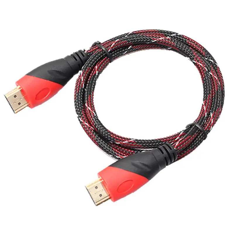 IG-позолоченный hdmi кабель видеокабель HD аудио hdmi кабель двухцветный режим красный и черный сеть