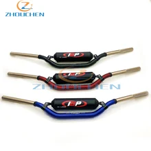 Универсальный руль мотоцикла алюминиевый T7 Высокое качество ручка бар с BarPads 1-1/" грязь питбайк Мотокросс ДЛЯ CRF KTM