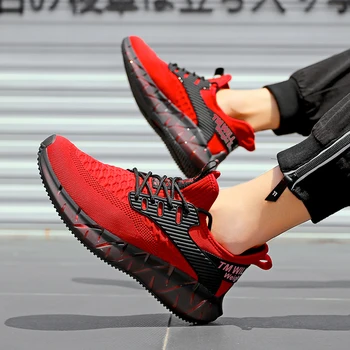 

Large breathable mesh men shoes casual sports shoes men sneakers men's autumn Chaussures homme blade bottom running shoes