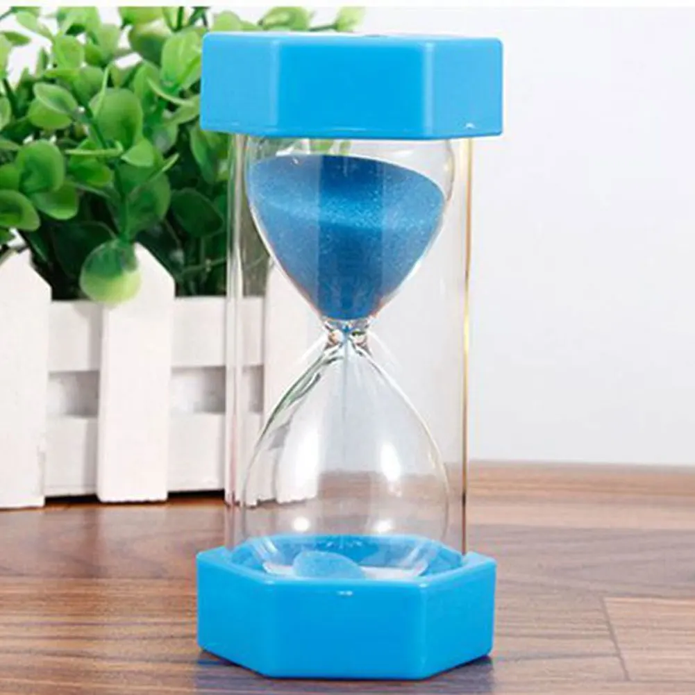 

Hexagonal Kitchen Timer Sandglass Household Desktop Ornaments Kid Gift Sand Clock Hourglass Drop Resistance Game 5/10/15/mins