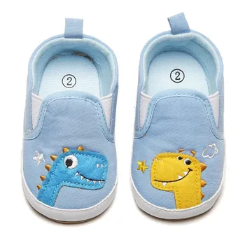 

New Children Baby Unisex Cute Fashion Casual Cartoon Dinosaur Anti-slip Breathable First Walkers Shoes