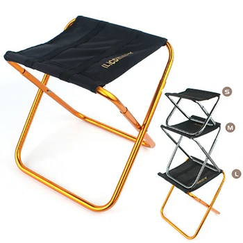 

Outdoor Folding Chair Portable Large Size Camping Fishing Beach Lightweight Aluminum Alloy Chair