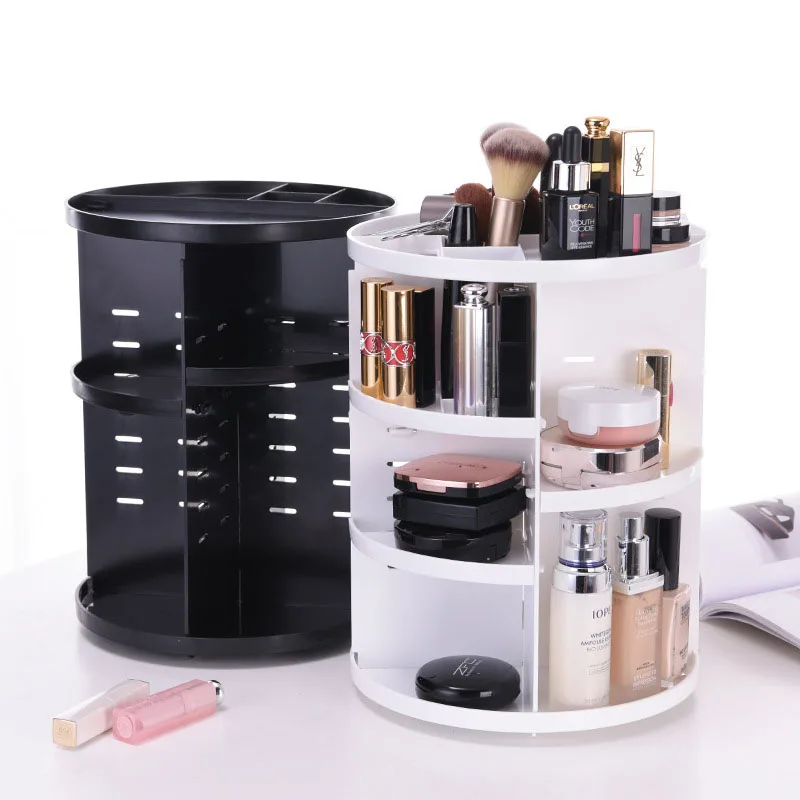 Косметичка Cosmetic стойку вращающийся Все-круглый хранения косметики организатор