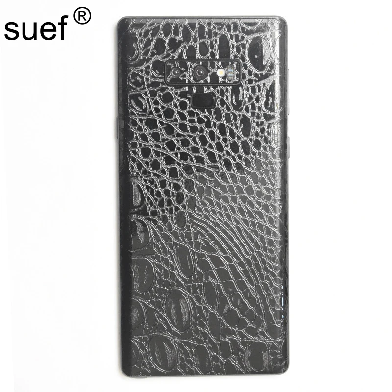 Защитная пленка для задней панели suef из ПВХ Крокодиловая Samsung Note 5 7 8 9 текстура