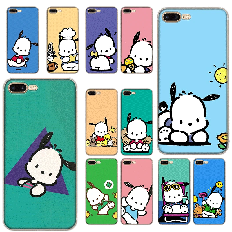 Мобильный чехол для телефона iPhone XR X XS Max 5 5S SE 6 6S 7 8 Plus Жесткий Чехол Sanrio Pochacco |