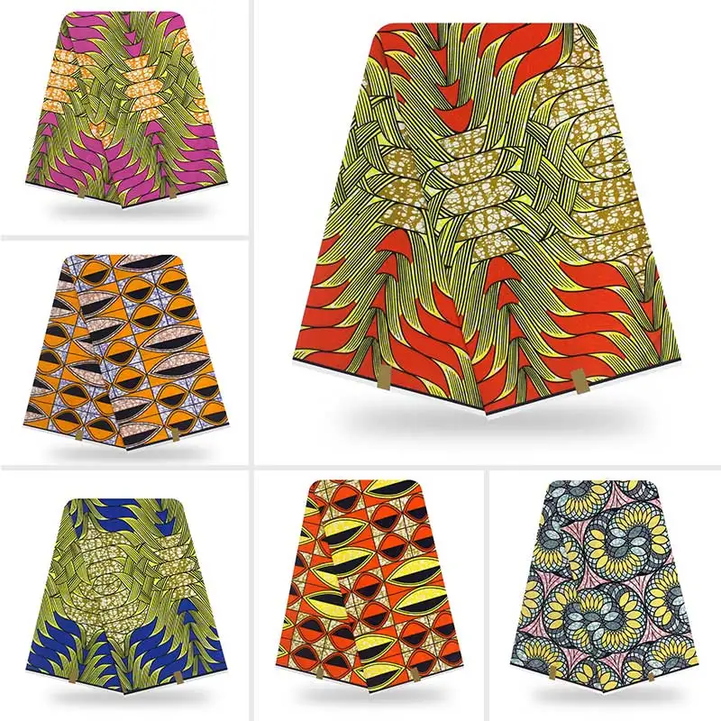 Восковая ткань Высокое качество африканская ткань хлопок Мягкая Анкара африканская вощеная ткань принтом для платьев YG02