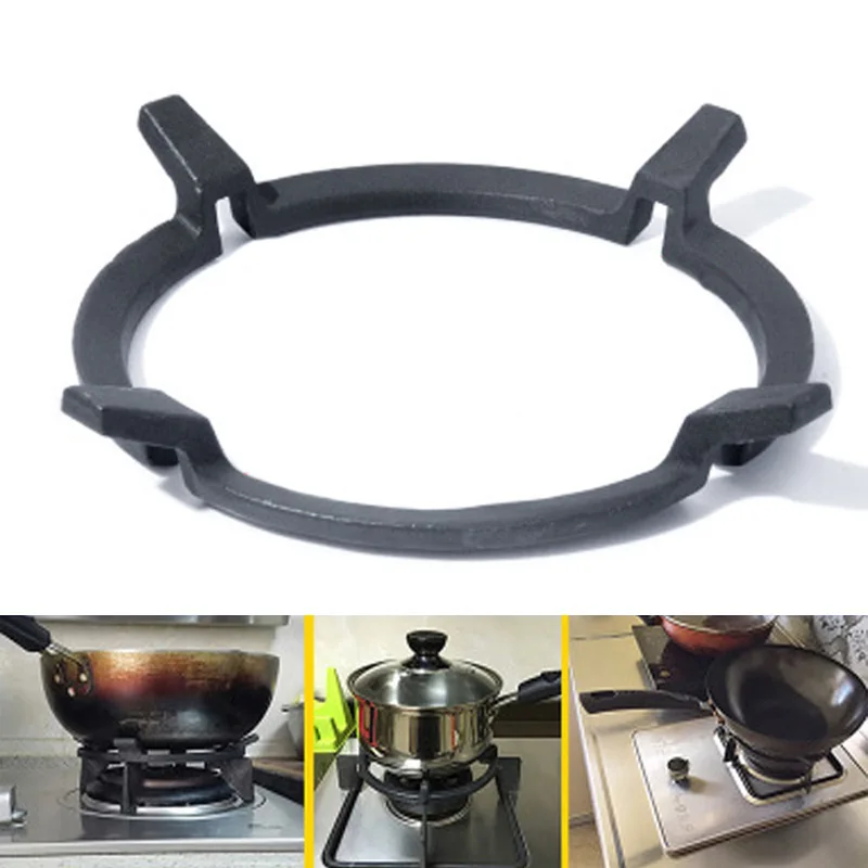 

Iron Wok Ring Replacement Parts Accessories 1pc Black Support For Burners Gas Hobs&Cookers