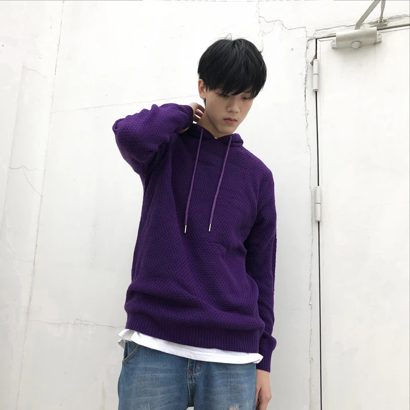 RLJT.JIN Autumn Hot High quality oversize mens hooded cotton sweaters solid color Comfortable casual men's pullovers with hats RLJT.JIN Autumn Hot High quality oversize mens hooded cotton sweaters solid color Comfortable casual men's pullovers with hats
